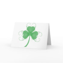 Delicate Shamrock cards by greenbaby Delicate Shamrock cards