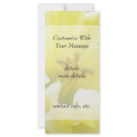 Delicate Spring Daffodil Custom Rack Cards
