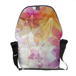 Delicate spring flowers Rickshaw messenger bag