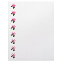 Delicate Stargazer Lily Letterhead