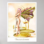 Delicate Summer Faerie Posters