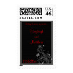 Delicate Swirls Wedding stamps