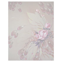Delicate wind Yellow flowers Letterhead Template