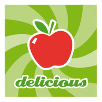 delicious apple posters