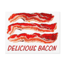 Delicious Bacon postcards