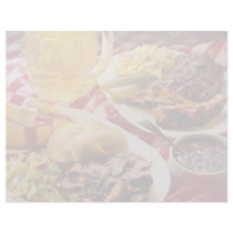 Delicious Barbecued beef on a kaiser bun Customized Letterhead