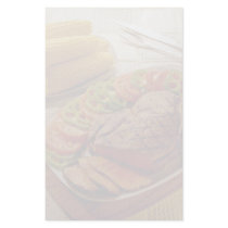 Delicious Beef roast with corn Personalized Stationery