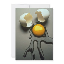 Delicious Broken egg Personalized Invitations
