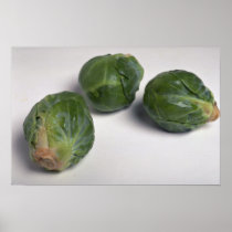 Delicious Brussel sprouts Poster