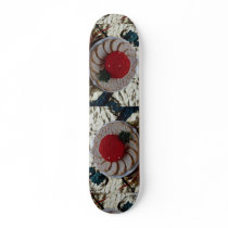 Delicious Caviar with round crackers Skate Board Decks