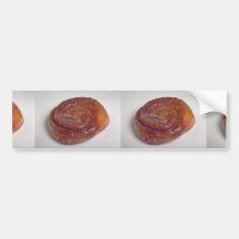 Delicious Cinnamon roll cookie Bumper Stickers