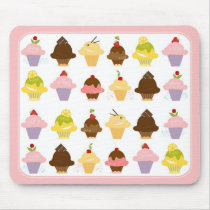 Delicious Cupcakes Mousepad by EveStock Delicious Cupcakes Mousepad