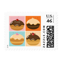 Delicious Donuts postage by EveStock Delicious Donuts postage