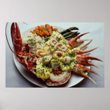 Delicious Fisherman's plate for food lovers Print
