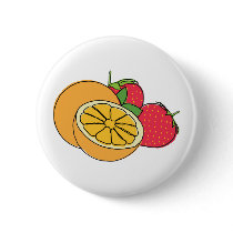 Delicious fruits button by geralyndesign Delicious fruits button
