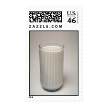 Delicious Glass of milk Stamp