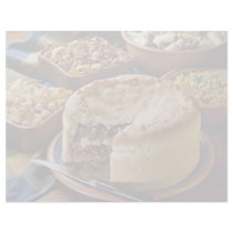 Delicious Ground beef pot pie with salads Customized Letterhead