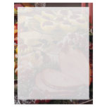 Delicious Ham, shrimp, pears with cheese plate Letterhead Template