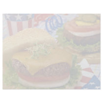 Delicious Hamburger Custom Letterhead