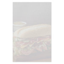 Delicious Hero sub Customized Stationery