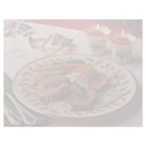 Delicious holiday beef plate custom letterhead