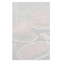 Delicious Holiday beef roast and steaks Stationery