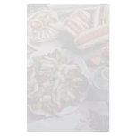 Delicious Hot dogs, turkey sandwich and meat salad Customized Stationery