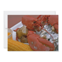 Delicious Lobster with drawn butter, potato and co Announcement