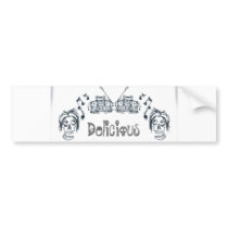 Delicious Love bumper stickers