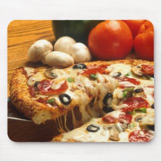 Delicious Pizza zazzle_mousepad