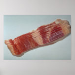 Delicious Raw bacon Posters