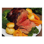 Delicious Roast beef Personalized Announcements