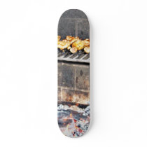 Delicious Roasted Chicken Above The Fire Skateboards