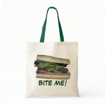 Delicious Sandwich! Bite me! Canvas Bags