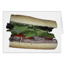 Delicious Sandwich! Bite me! Greeting Card
