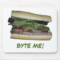 Delicious Sandwich! Bite me! Mouse Pads