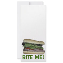 Delicious Sandwich! Bite me! rack cards by graphicdoodles Delicious Sandwich! Bite me! rack cards