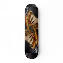 Delicious Sliced pork roast Skate Board