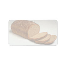 Delicious Sliced wheat bread labels