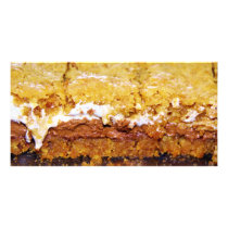 Delicious Smore Brownies Personalized Photo Card