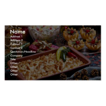 Delicious Southwestern brunch casserole Business Cards
