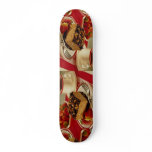 Delicious Strawberries and cake Skate Deck