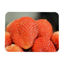 Delicious Strawberries premium magnets