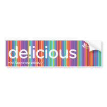 Delicious stripes bumper stickers by kraftfoods Delicious stripes bumper stickers
