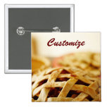 Delicious Thanksgiving Baked Pie Pinback Buttons