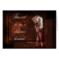 Delicious Torment Elf Valentine/Love Design cards
