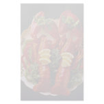 Delicious Twin lobsters Stationery Paper