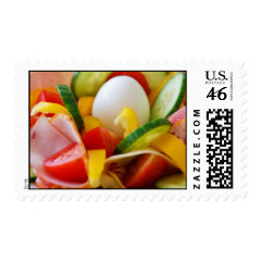 Delicious Vegetables Salad Food Picture Postage Stamps