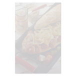 Delicious Wieners, onions and bacon on a sub bun Stationery Design