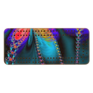 Delight Funky Floral Cherry Cribbage Board